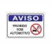 PLACA PROIBIDO SOM AUTOMOTIVO