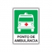 PLACA PONTO DE AMBULÂNCIA