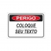 PLACA Personalizada de Perigo